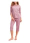 CALIDA Cotton Stripes Schlafanzug, Single-Jersey, 3/4-Länge, für Damen Bild 15