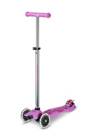 micro - Scooter Maxi Deluxe glow LED - lila