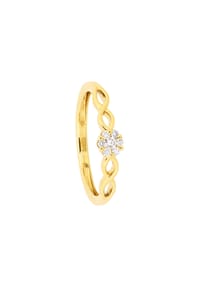 VANDENBERG - Damen Ring, 375er Gelbgold - GELB