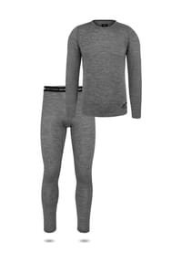 normani® - Herren Merino Unterwäsche-Set Melbourne/Sydney - Anthrazit