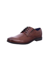 bugatti - Halbschuh, "Savio Evo", Business, atmungsaktiv, für Herren - 6300 COGNAC