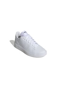 adidas - Halbschuhe Advantage Base 2.0 - white/white/collegiate green