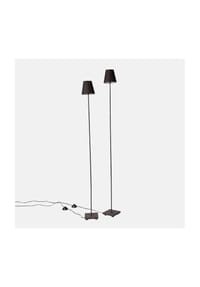 LOBERON - Stehlampe 2er Set Tacoma schwarz - schwarz