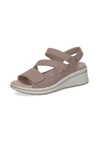 Caprice - Sandalen, Keilabsatz, für Damen - 343 TAUPE SUEDE