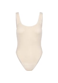 MODA MINX - Badeanzug Scrunch im schlichten Design - Coconut