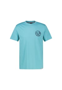 LERROS - Lässiges, unifarbenes T-Shirt aus reiner Baumwolle mit Print - BROKEN WHITE