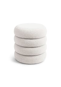 Akord - Snuggo Pouf mit Stauraum - altrosa