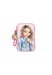 DEPESCHE - 3-Fach Federtasche CAPYBARA TOPModel 7,5 x 13 x 20 cm rosé - rosé