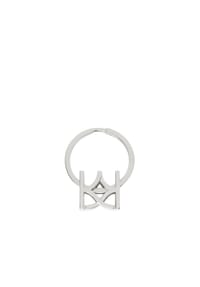 Kazar - Kleiner Schlüsselanhänger aus Metall - Silber