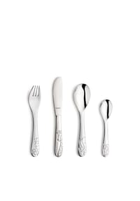 kuppels - 4-tlg. Kinderbesteck Set - silber