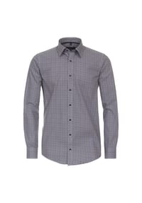 CASAMODA - Herren Freizeithemd "Green"-Kollektion Print Casual Fit - Dunkelblau