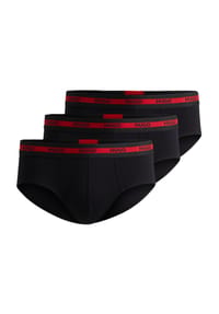 HUGO - Slip, Logobund, für Herren - 002 BLACK