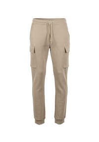 ROADSIGN® australia - Herren Jogginghose Horizon mit Cargotaschen im Utility Style - beige