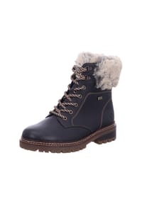 remonte® - Glattleder Stiefelette - Schwarz