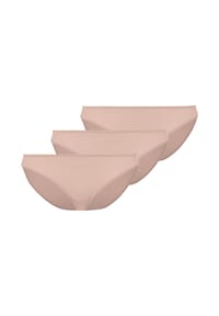 HANRO - Mini Slip 3er Pack Ultralight - Beige