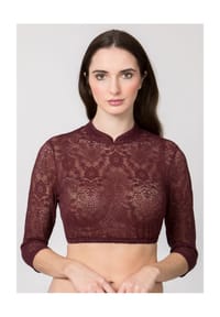 STOCKERPOINT - Dirndlbluse Celine - bordeaux