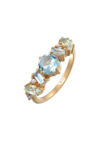 elli. PREMIUM - Ring Topas Mondstein Amethyst Klassik 925 Silber - Gold