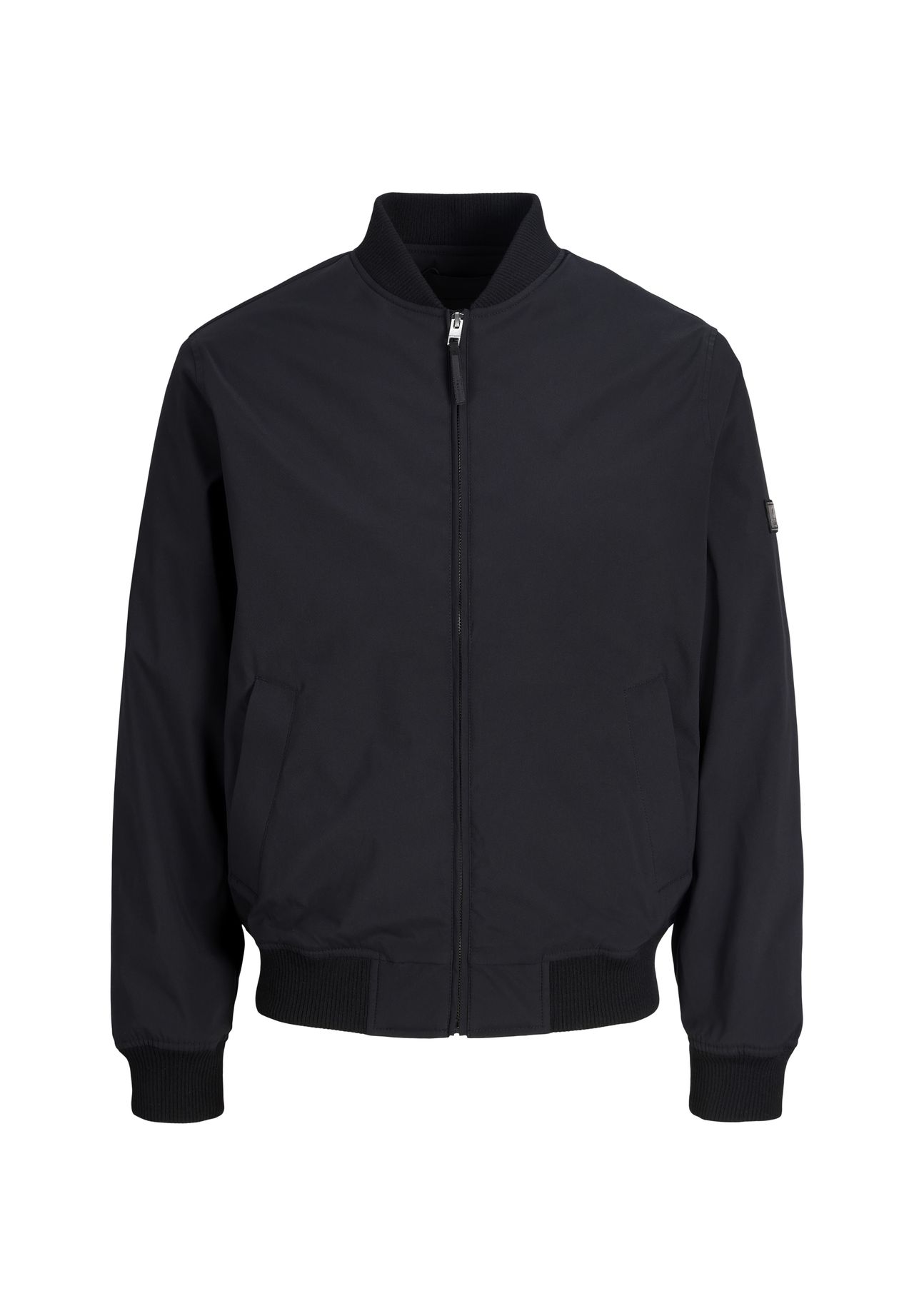 JACK & JONES Premium Herren Bomberjacke Schwarz XL aus strukturierter Webware - Bild 3