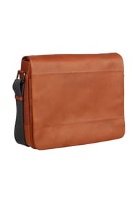 Heyden HAMBURG - Messenger Bag, Leder, uni - COCNAC