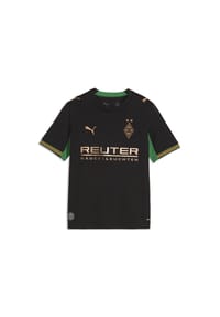 PUMA® - Auswärtstrikot Borussia Mönchengladbach, 2026/27, für Kinder - BLACK-ARCHIV GREEN