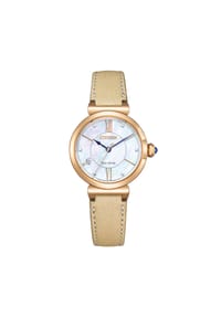 CITIZEN® - Damenuhr "EM1073-18D" - WEIß/GOLD