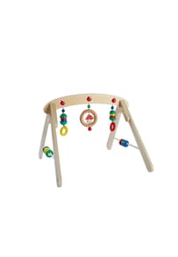 Pinolino® - Babyspielzeug aus Holz - Babytrapez fördert Motorik & Wahrnehmung - Mehrfarbig 50 x 60 x 45 cm