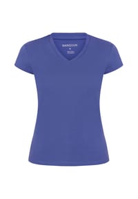 MANGUUN - T-Shirt, V-Ausschnitt, für Damen - 1 SCHWARZ
