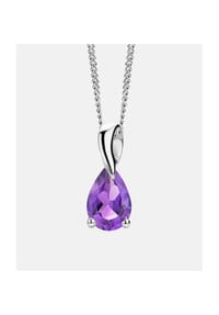 Diamant L'eternel - Kette mit Anhänger, mit Amethyst, 375 Weißgold - white gold