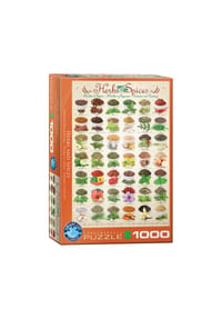eurographics - Puzzle Kräuter und Gewürze, 1000 Teile, 68 x 48 cm - 