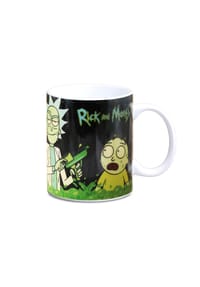 LOGOSHIRT® - Mug Rick & Morty Acid Vat - schwarz/grün