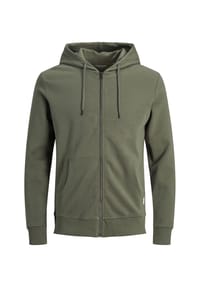 JACK & JONES - Jacke BASIC Kapuzensweatjacke - Black