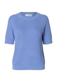 SELECTED FEMME - Strickpullover, Halbarm, für Damen - 245698 CORNFLOWER