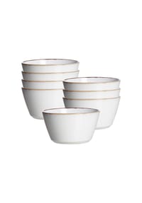 Ritzenhoff & Breker Müslischalen Visby ø 14 cm 8er Set - VISBY - weiß