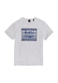 G-STAR RAW Shirt, Kurzarm, Logo-Print, für Herren Bild 1
