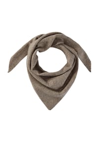 MANGUUN - Dreiecktuch Mailand.1, Strick-Optik, für Damen - BROWN