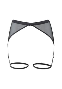 LASCANA - Strumpfgürtel Capsule, Schleife, für Damen - 4215 BLACK