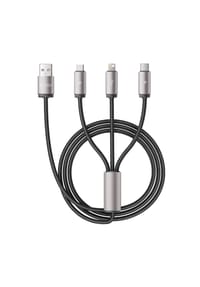 COFI - Tech-Protect UltraBoost 3in1 USB-A Kabel 1 m Grau - Grau 100 cm