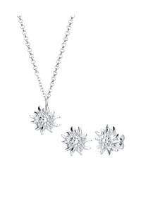elli. - Schmuckset Edelweiss 925 Sterling Silber - Silber
