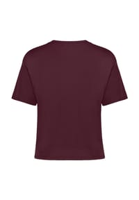 zero - Shirt, Halbarm, für Damen - 4685 DARK AUBERGI