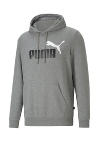 PUMA® - Hoodie ESS+ Big Logo Kapuzensweatshirt - grau