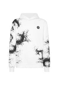 PLEIN SPORT - Kapuzen-Sweatshirt SPLASH - black