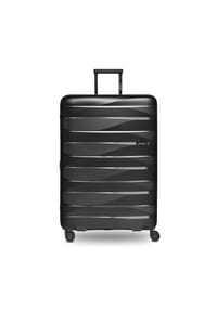 bergpfeil® Travel - Travel 4-Rollen Trolley L 75 cm mit Dehnfalte - arctic silver metallic