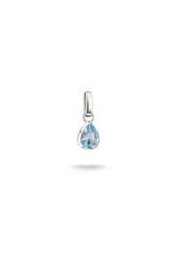 Thomas Sabo - Charm-Anhänger Geburtsstein März Connect - silber, blau