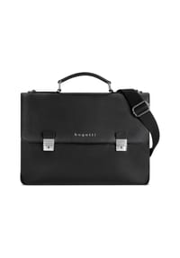 bugatti Valencia - Valencia Aktentasche Leder 37 cm Laptopfach - black