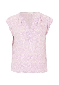 CARTOON - Shirtbluse, Split-Neck, für Damen - 1861 CREAM/PURPLE