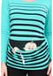 M.M.C. Umstandslangarmshirt Baby Flucht mit Motiv Bild 2