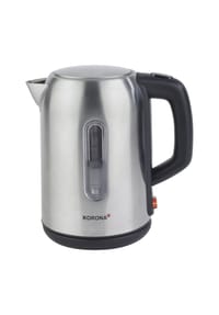 COFI - KORONA Wasserkocher 1 Liter mit 2000 Watt und 360° Basisstation - Silber 25,0 × 22,0 × 14,5 cm