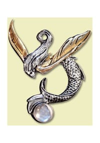 Adelia's - mit Swarovski Kristalle Selkie - silber