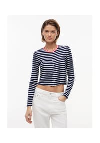 TOMMY Jeans - Cardigan, Knopfleiste, für Damen - 0A7 BLUE