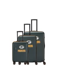 travelite travelite x NFL - travelite x NFL 4 Rollen Kofferset 3-teilig mit Dehnfalte - green bay packers
